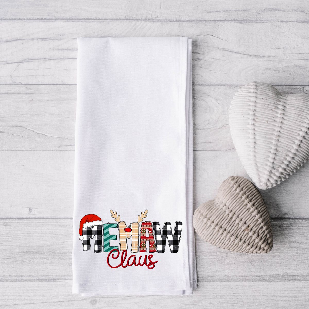 Christmas Grandma Tea Towel La Bella Rose Boutique