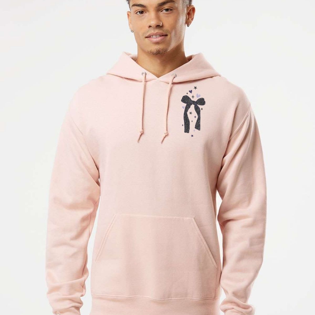 Walk With Me | Moses 6:34 | Foot Steps Hoodie Sunset Bows La Bella Rose Boutique