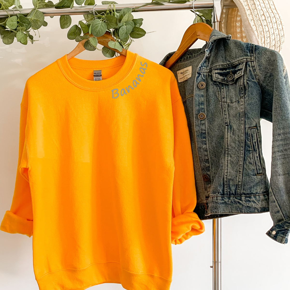 Collar Embroidered Custom Mascot Sweatshirt La Bella Rose Boutique