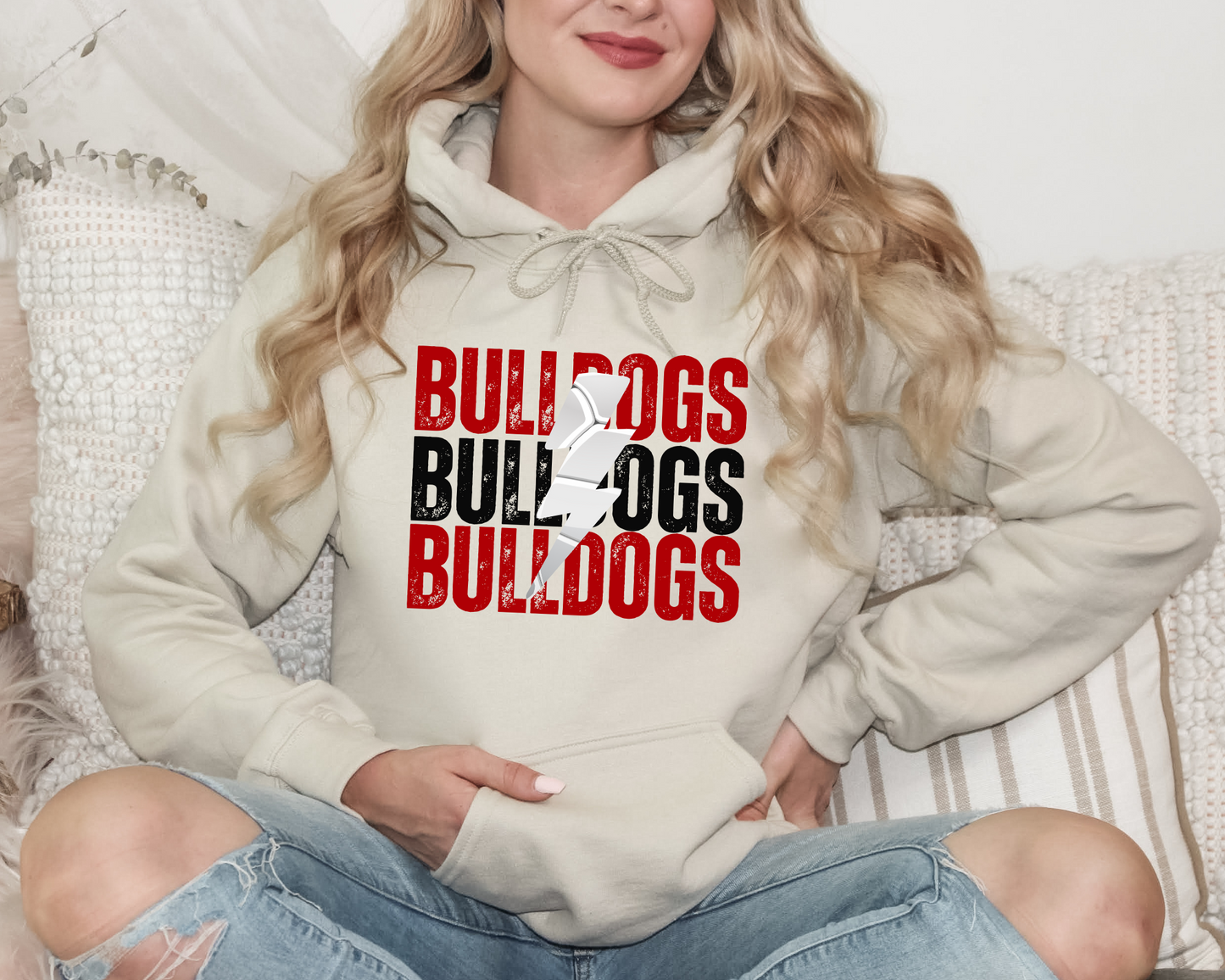 Custom Lightning Volleyball Hoodie La Bella Rose Boutique