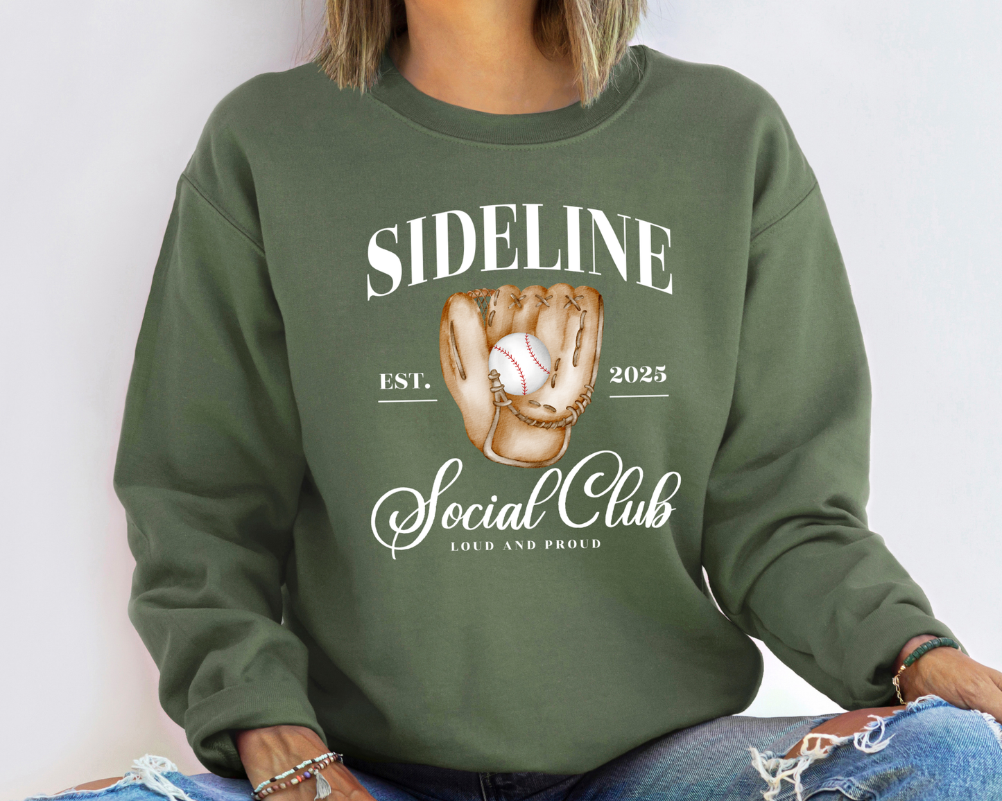 Sideline Social Club Sweatshirts La Bella Rose Boutique