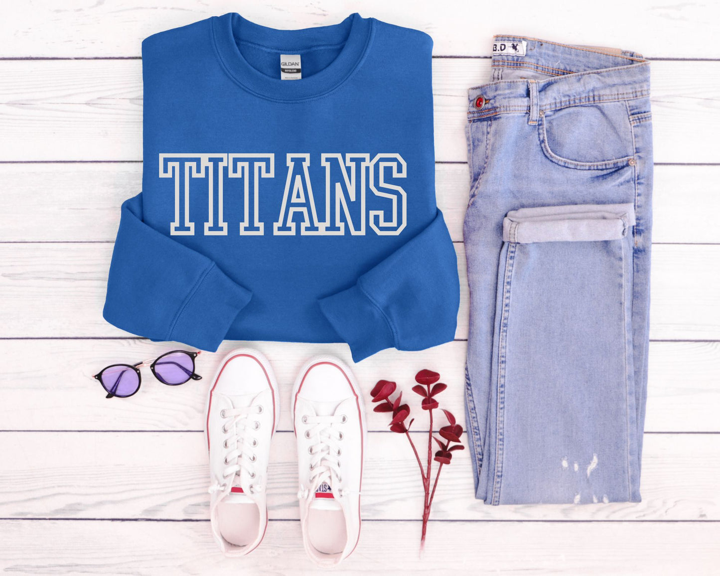 Custom Hollow Team Sweatshirt La Bella Rose Boutique