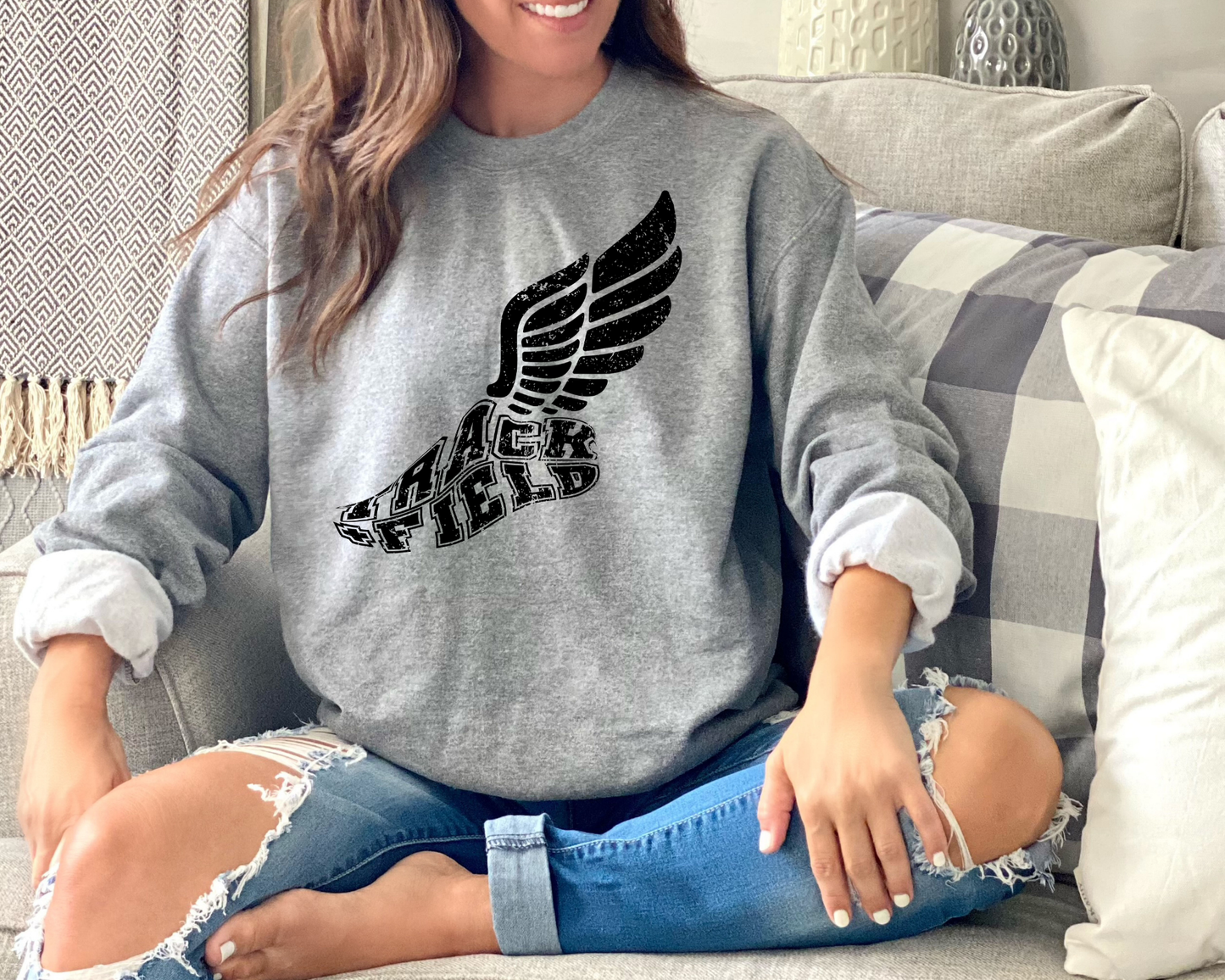 Track & Field Sweatshirts La Bella Rose Boutique