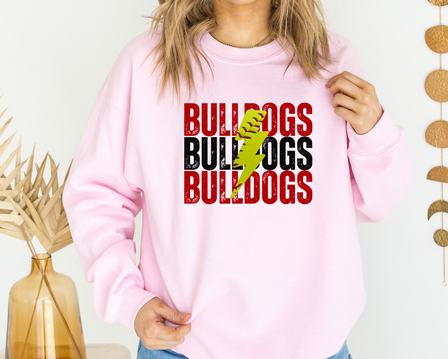 Custom Lightning Softball Sweatshirt La Bella Rose Boutique