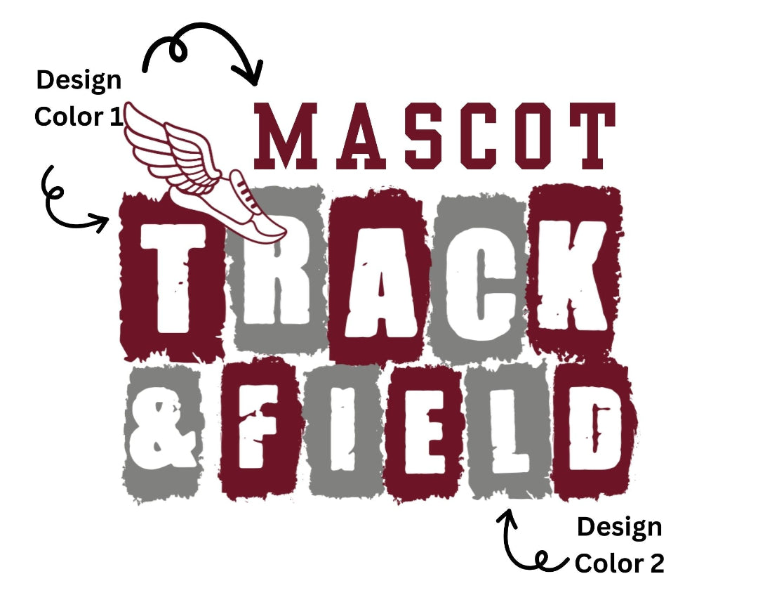 Track & Field Mom Comfort Tee La Bella Rose Boutique