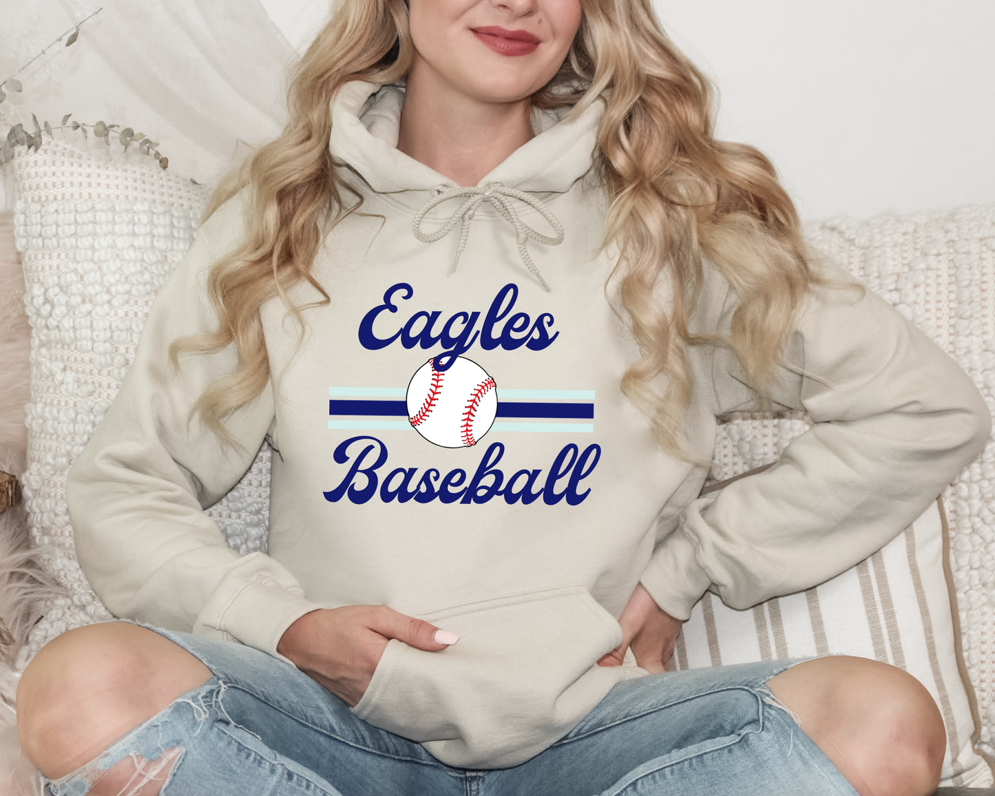 Retro Baseball Hoodie La Bella Rose Boutique
