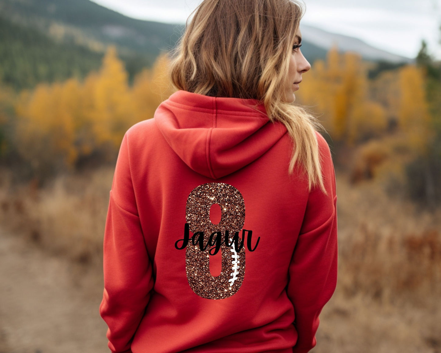 Football Mom Number Hoodie La Bella Rose Boutique