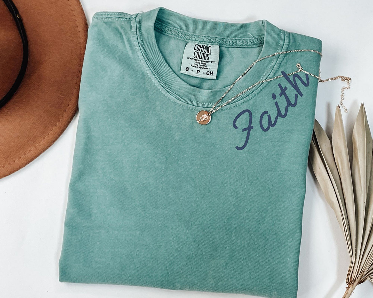 Positivity Embroidered Comfort Color Tee La Bella Rose Boutique