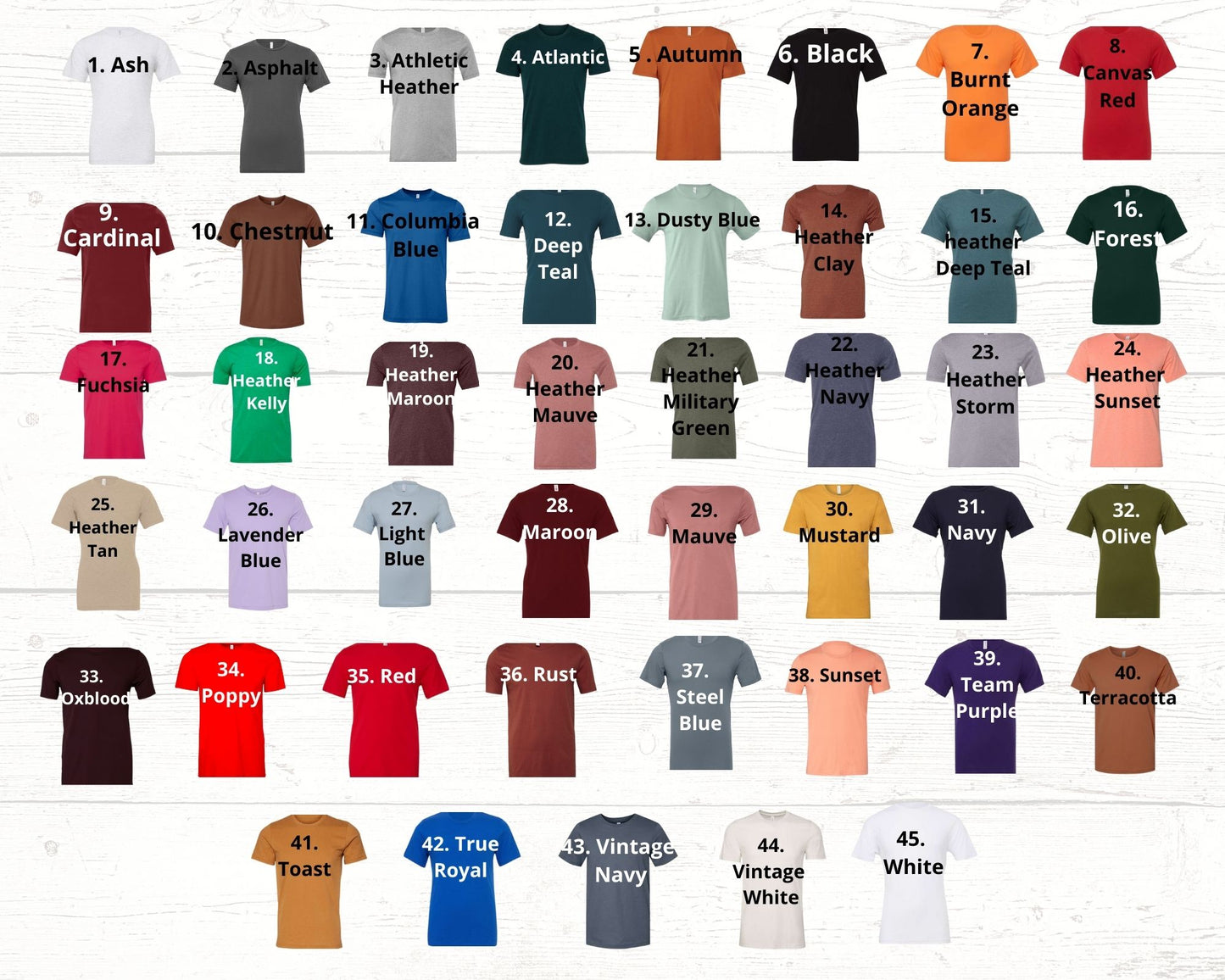 2026 Girls Camp Moses Tees Color Words La Bella Rose Boutique