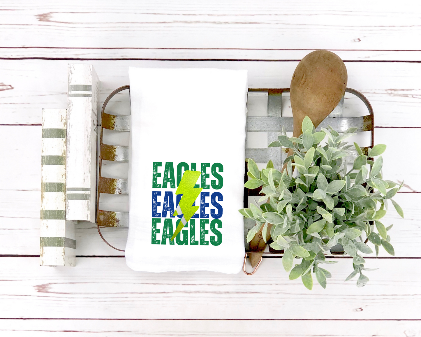 Custom Tennis Lightning Tea Towel La Bella Rose Boutique