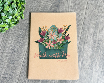 Walk with me Moses 6:24 notebook Envelope La Bella Rose Boutique