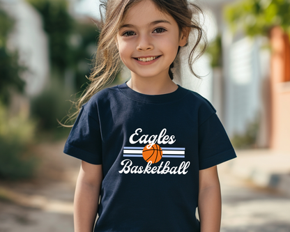 Eagles Basketball Kids Tees La Bella Rose Boutique