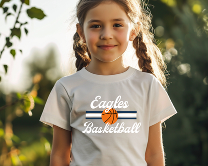 Eagles Basketball Kids Tees La Bella Rose Boutique