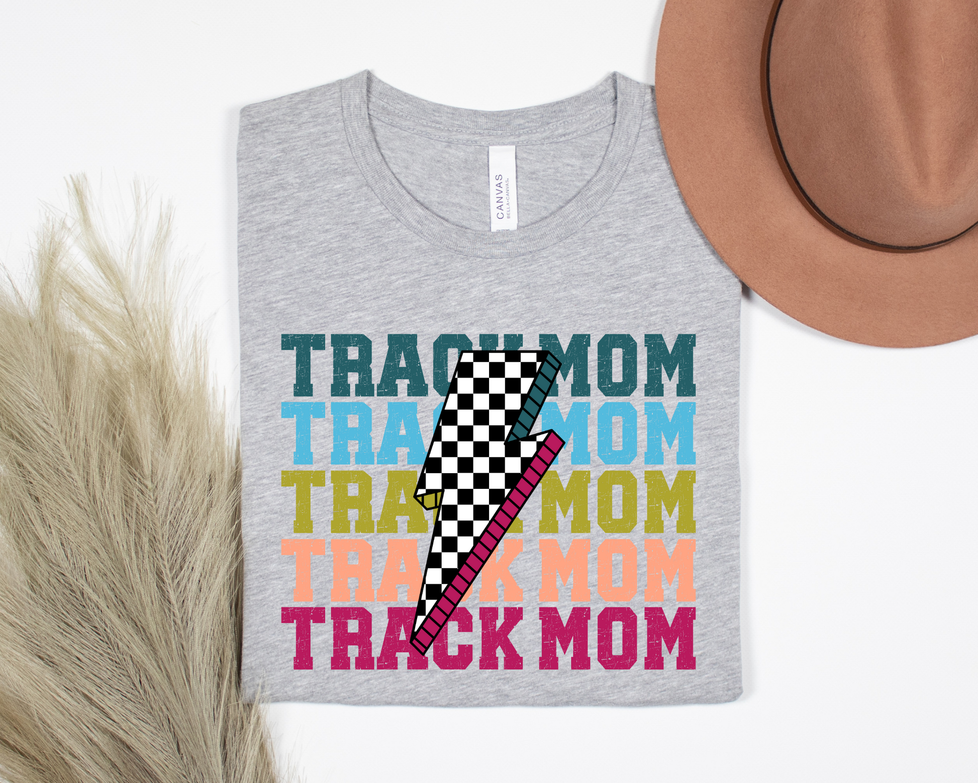 Retro Track Mom Shirt La Bella Rose Boutique
