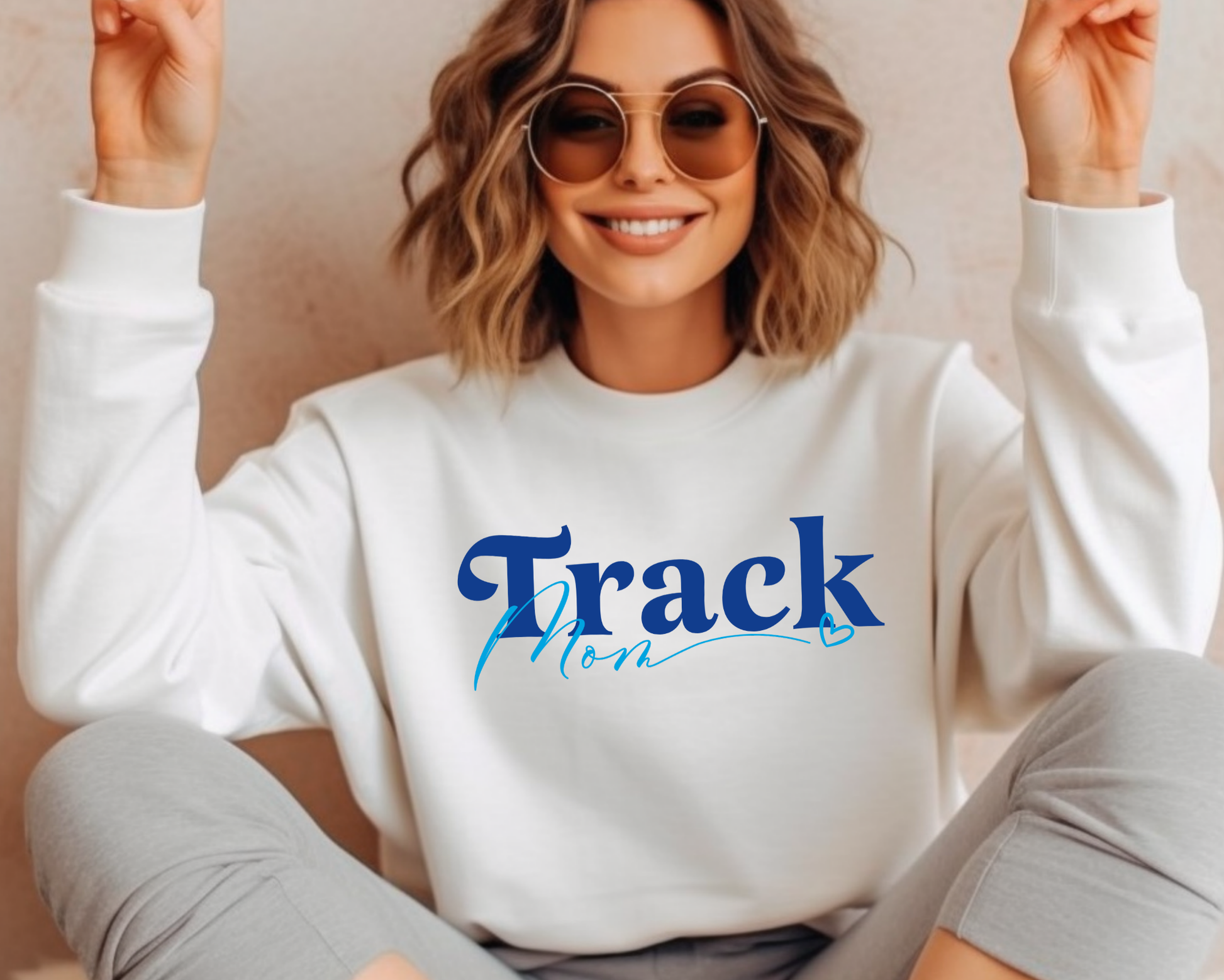 Track Mom Sweatshirts La Bella Rose Boutique