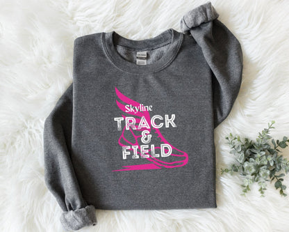 Custom Mascot Track and Field Sweatshirts (Unisex)