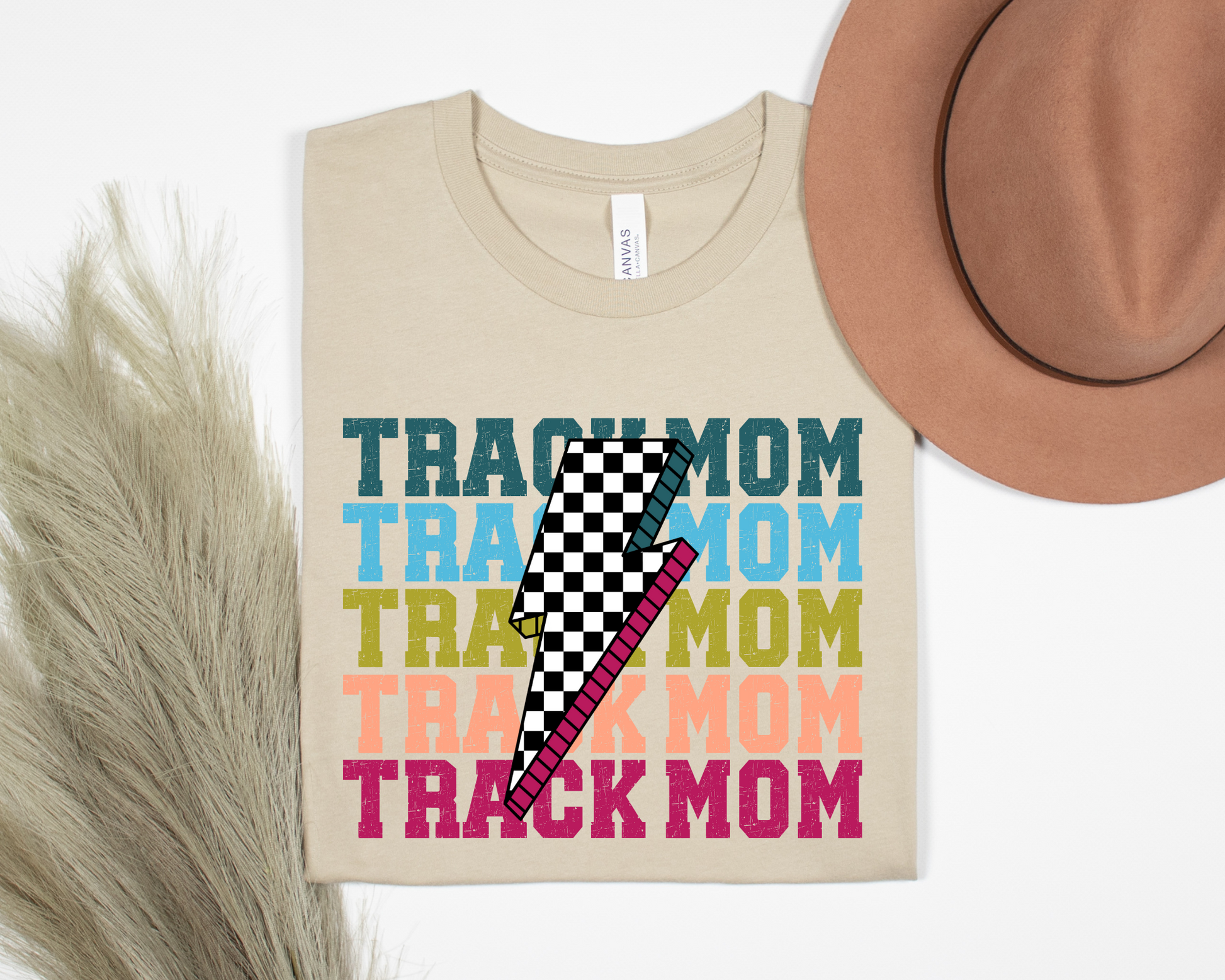 Retro Track Mom Shirt La Bella Rose Boutique