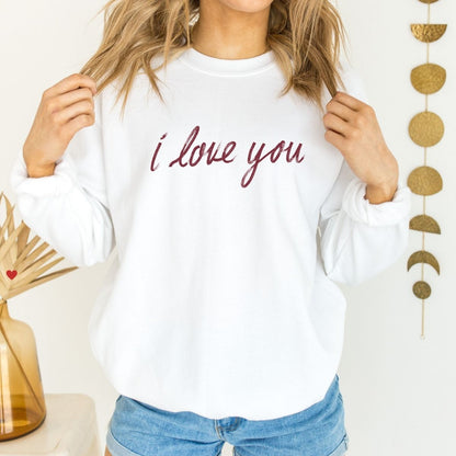 Cute Valentines Sweatshirt La Bella Rose Boutique