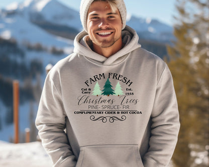 Farm Fresh Christmas Tree Hoodies La Bella Rose Boutique