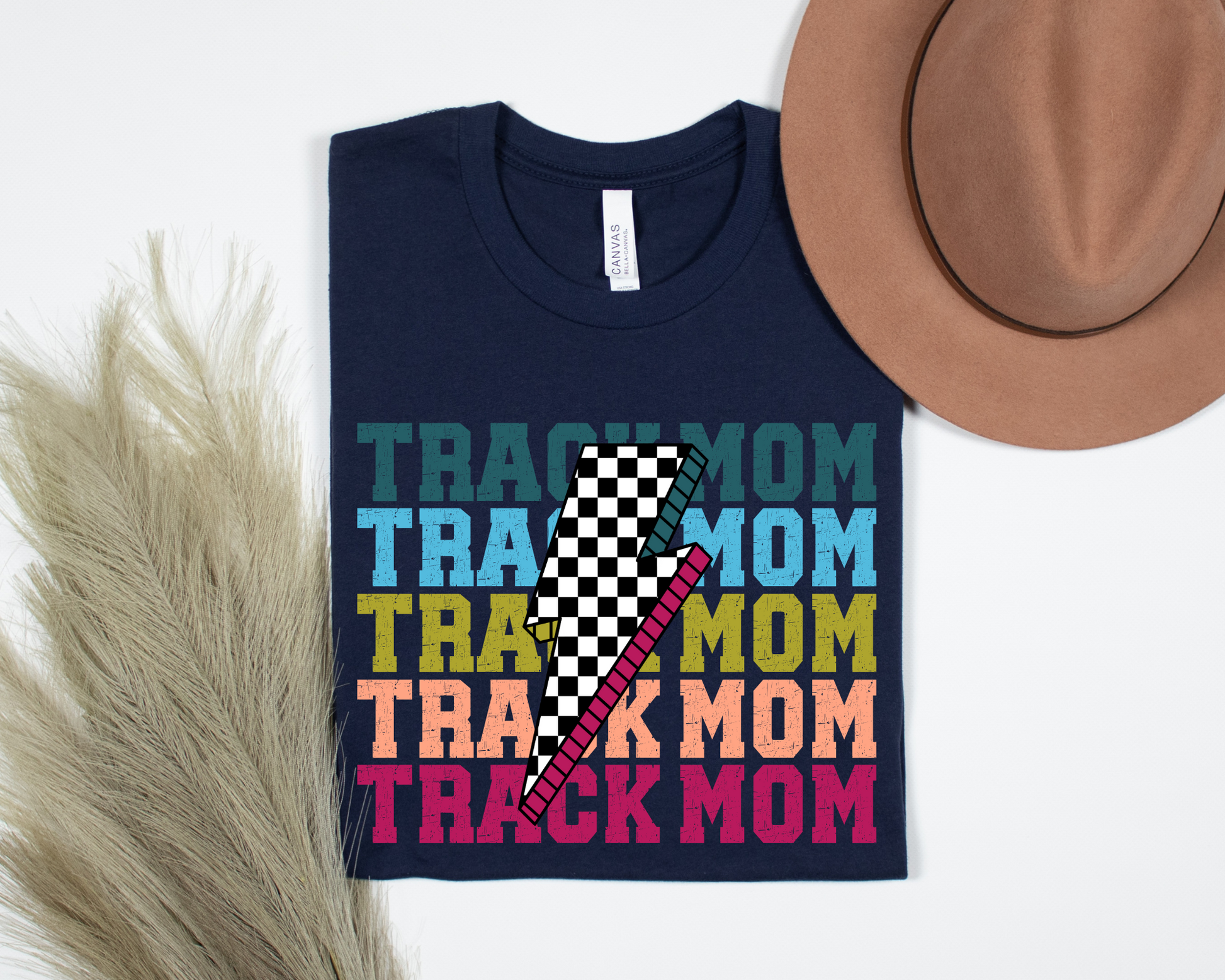 Retro Track Mom Shirt La Bella Rose Boutique