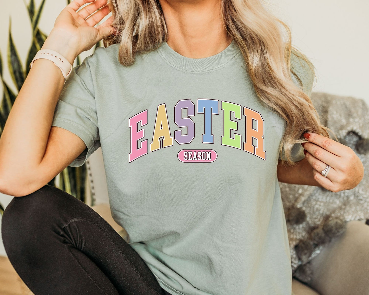 Personalized Easter Comfort Color Tee