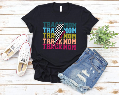 Retro Track Mom Shirt La Bella Rose Boutique