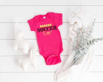 Vintage Soccer Baby Bodysuit