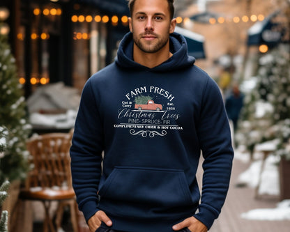 Farm Fresh Christmas Tree Hoodies La Bella Rose Boutique