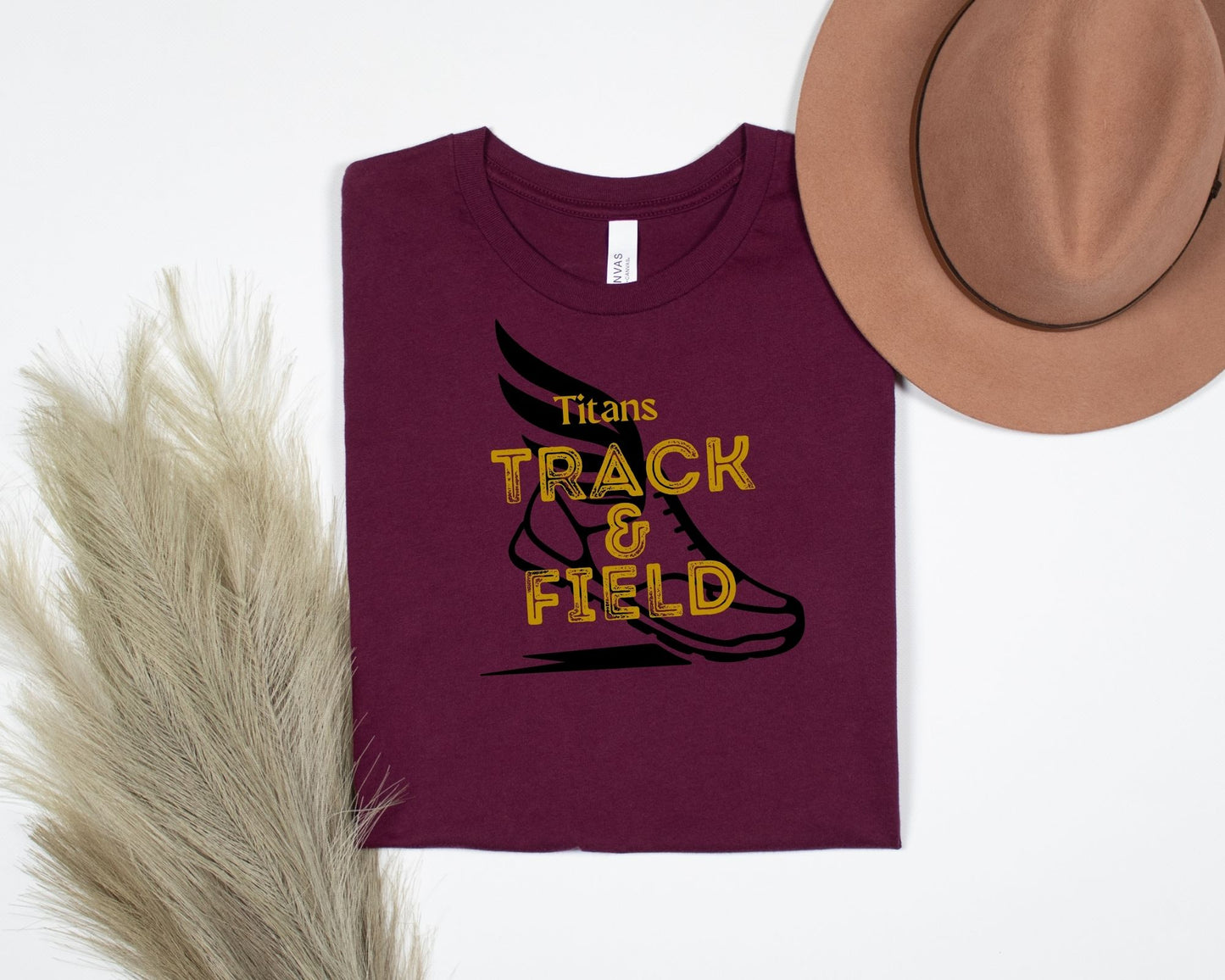 Custom Mascot Track and Field Tee (Unisex)