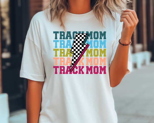Retro Track Mom TShirt La Bella Rose Boutique
