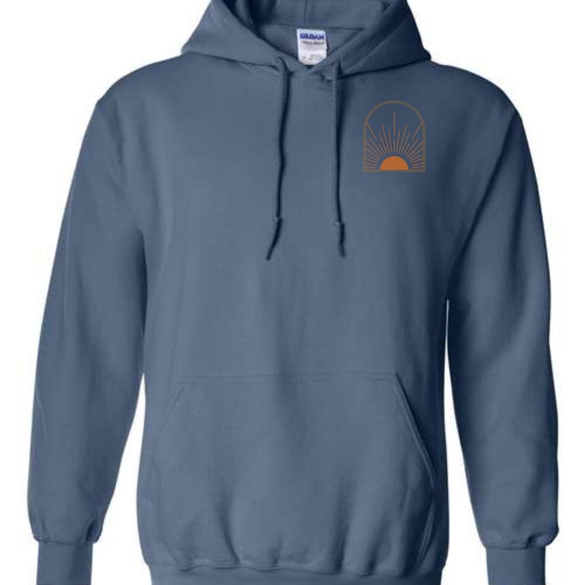 Walk With Me | Moses 6:34 | Foot Steps Hoodie Sunset Boho La Bella Rose Boutique