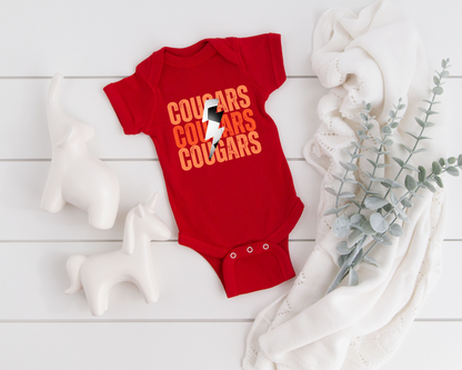 Custom Lightning Soccer Baby Bodysuit