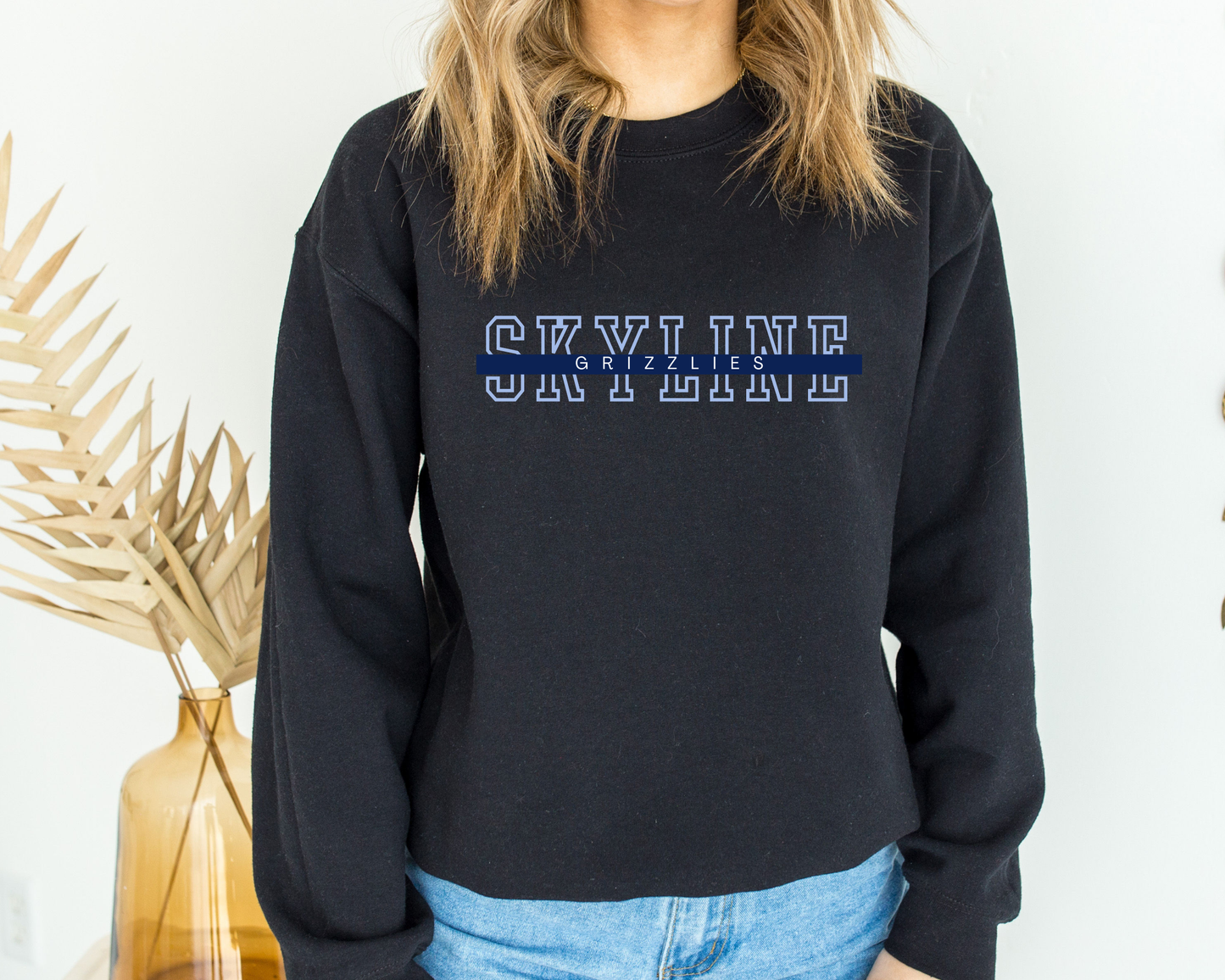 Skyline with Line Crewneck La Bella Rose Boutique