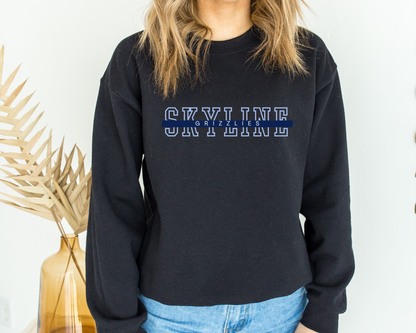 Skyline with Line Crewneck La Bella Rose Boutique
