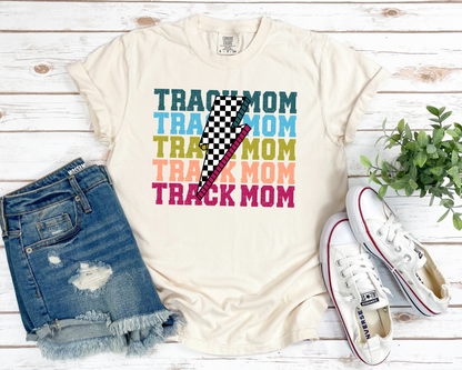 Retro Track Mom TShirt La Bella Rose Boutique