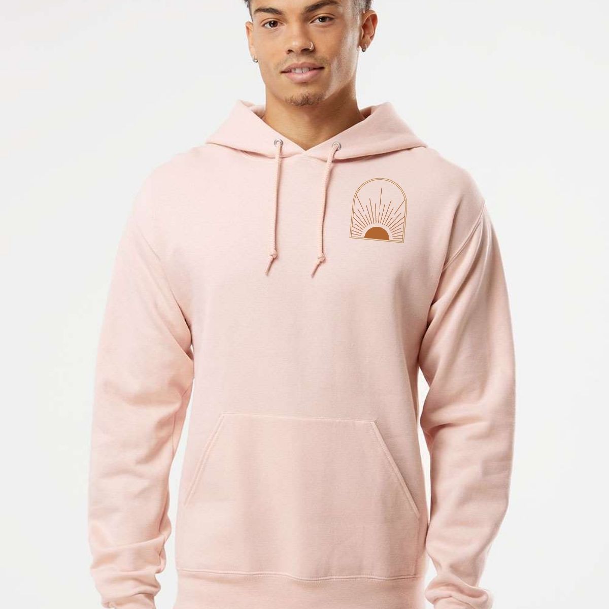 Walk With Me | Moses 6:34 | Foot Steps Hoodie Sunset Boho La Bella Rose Boutique
