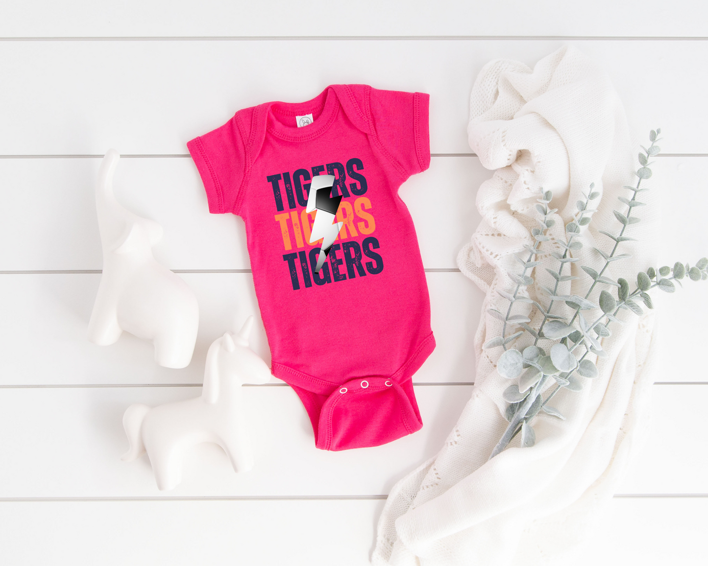 Custom Lightning Soccer Baby Bodysuit