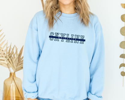 Skyline with Line Crewneck La Bella Rose Boutique