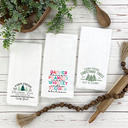 Cute Christmas Tea Towel La Bella Rose Boutique