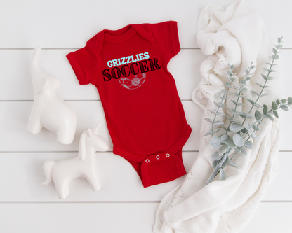 Vintage Soccer Baby Bodysuit