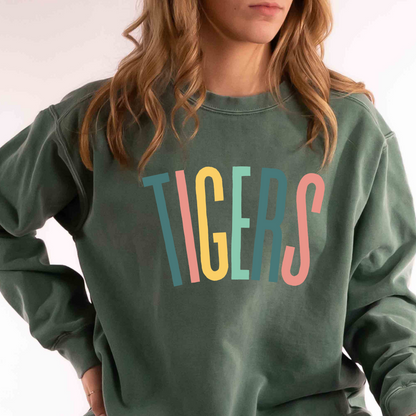 Personalized Pastel Comfort Color Sweatshirt