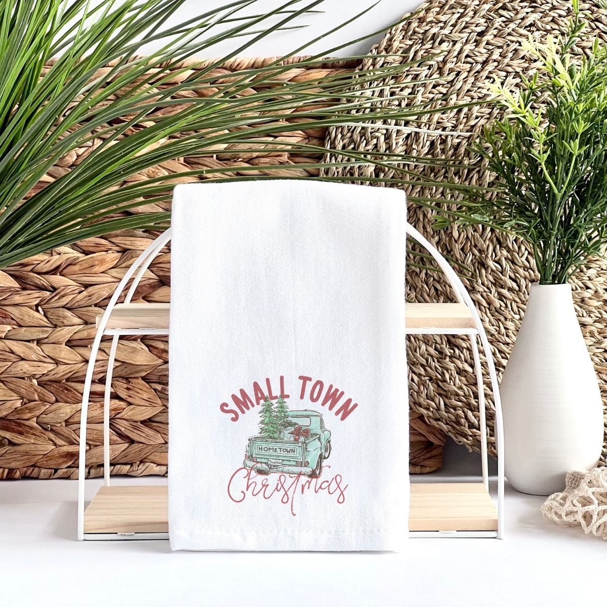 Cute Christmas Tea Towel La Bella Rose Boutique