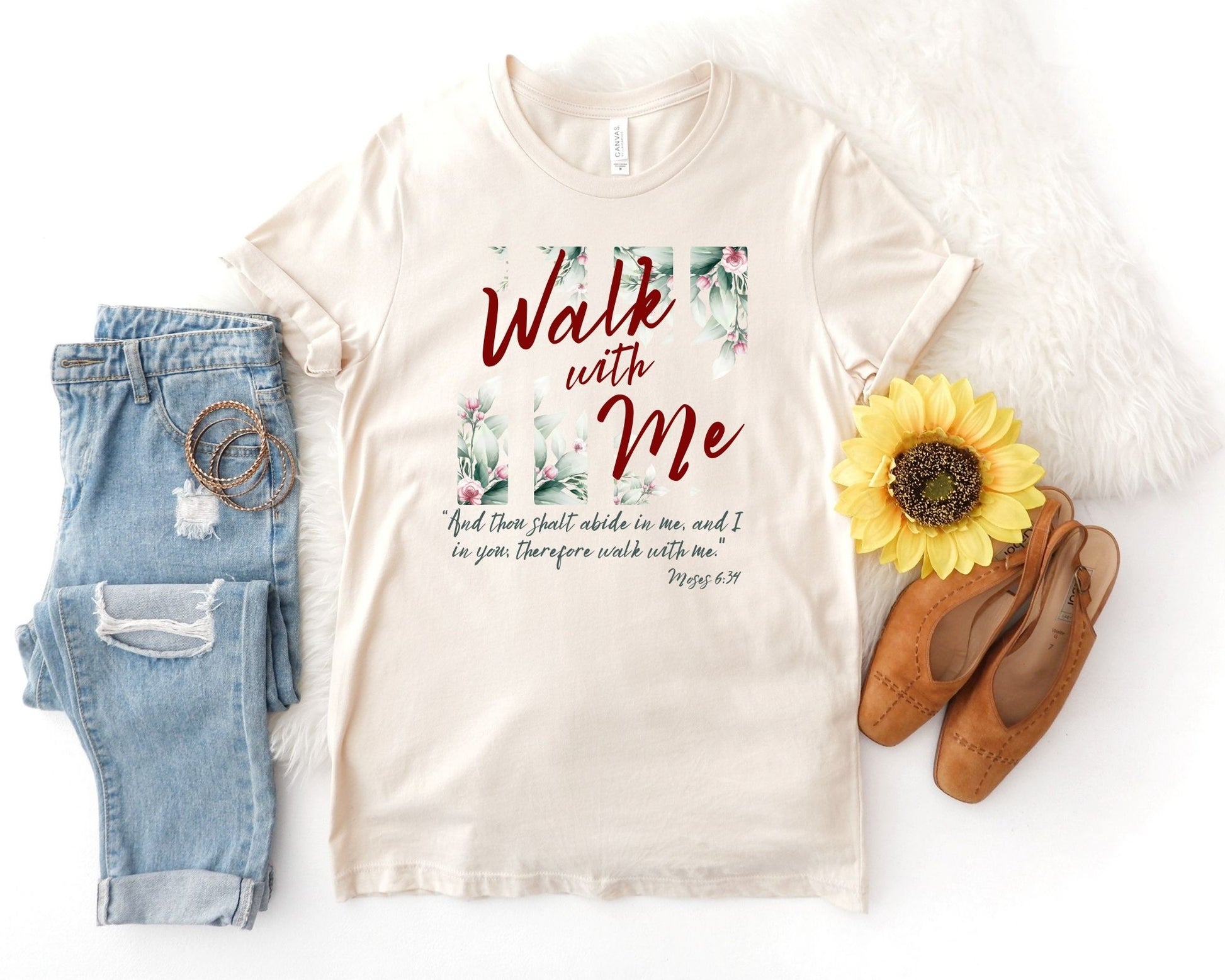 2026 Girls Camp Moses Tees Color Minimalist Flower garden La Bella Rose Boutique