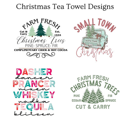 Cute Christmas Tea Towel La Bella Rose Boutique