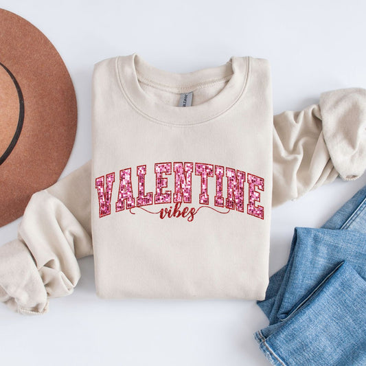 Cute Valentine sweatshirts La Bella Rose Boutique