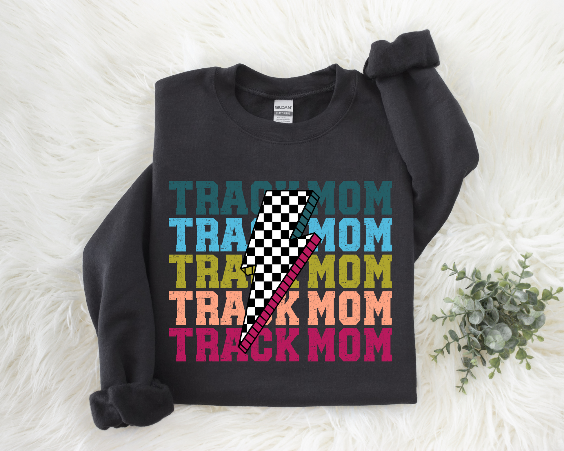 Retro Track Mom Sweatshirt La Bella Rose Boutique