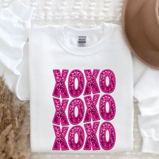 XOXO Valentine sweatshirts La Bella Rose Boutique