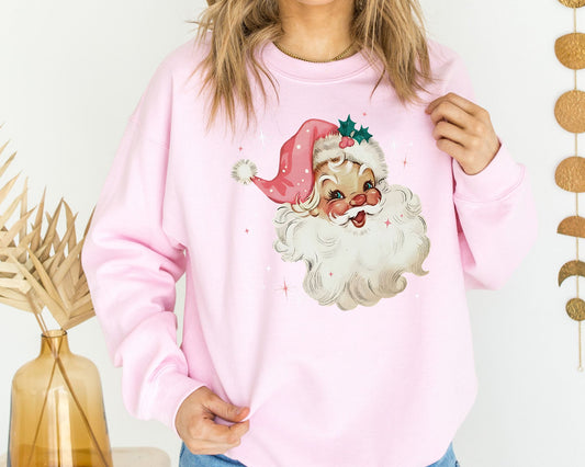 Classic Santa Crew Sweatshirt La Bella Rose Boutique