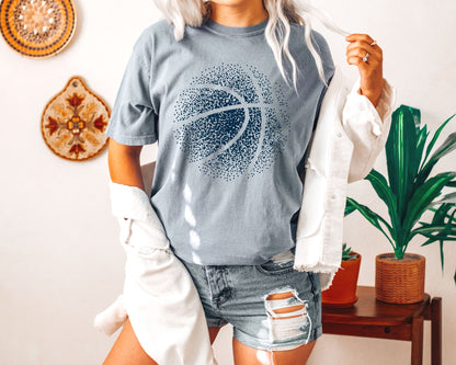 Faded Basketball Comfort Color Tee