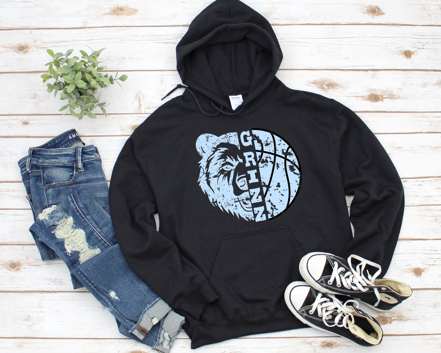 Grizz Basketball Hoodie